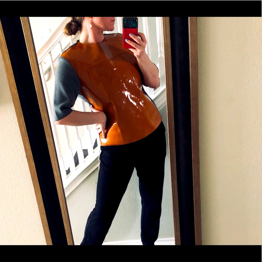 🔥Marni Leather/Cotton Top🔥 - Picture 5 of 11